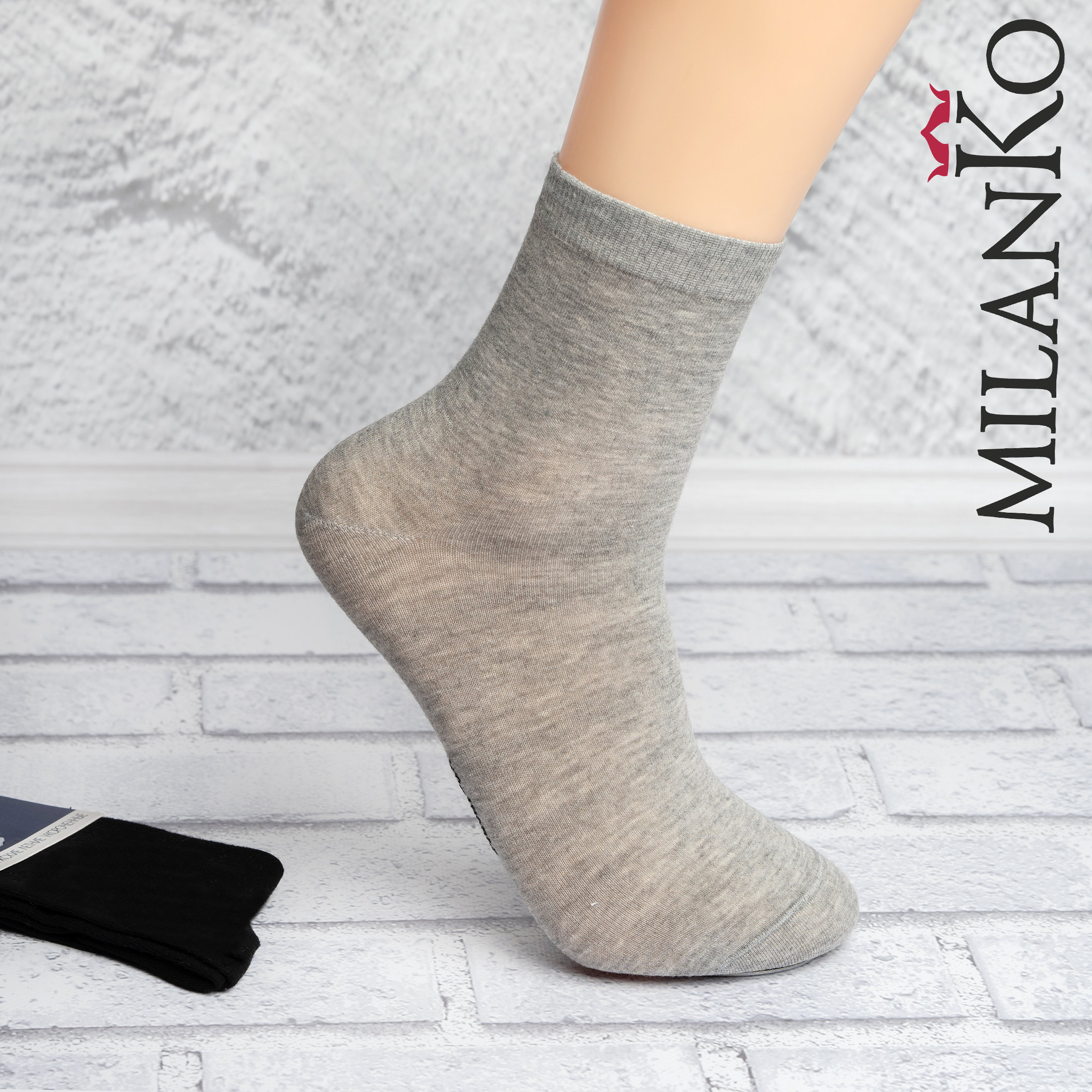 MILANKO   ,Мужские носки летние укороченные MilanKo N-126