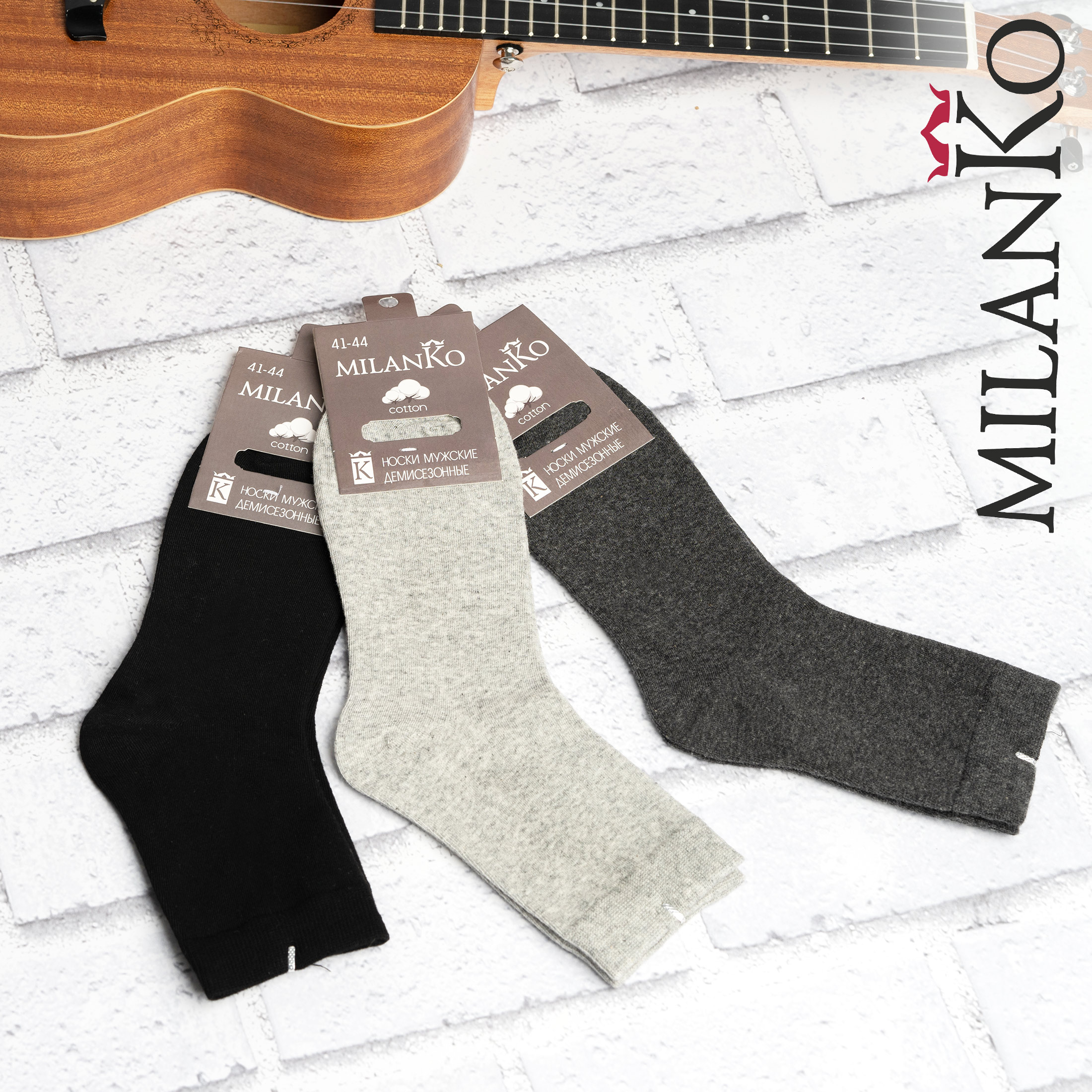MILANKO   ,Мужские носки демисезонные MilanKo N-188
